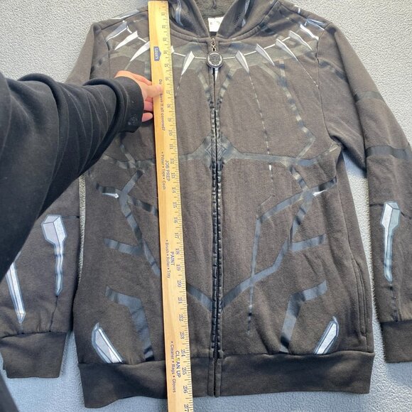 Black Panther Teens  Tchalla Cosplay Hoodie Sweatshirt Size XL MARVEL - Picture 6 of 14